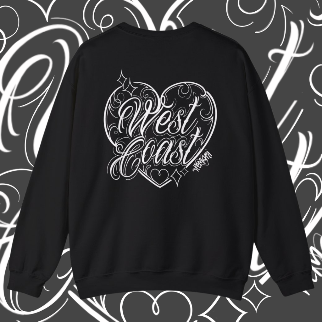 “West Coast” Crewneck Sweatshirt